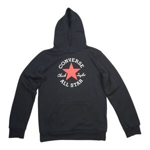 Converse Black Chuck Taylor All Star Hoodie Youth Sz L (12-13) Graphic